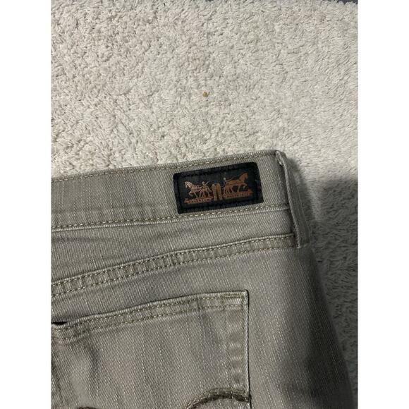 Levi's 505 Straight Leg Jeans Women's Size 14 M Gray Denim Pockets - Picture 9 of 11